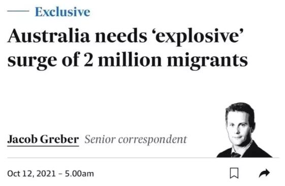 澳洲计划爆炸式吸纳移民！5年200万人，明年移民大放宽！